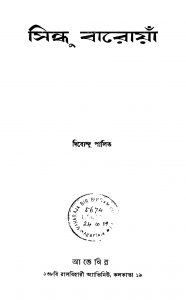 Sindhu Baroya by Dibyendu Palit - দিব্যেন্দু পালিত
